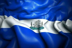 vlag behang van el Salvador foto