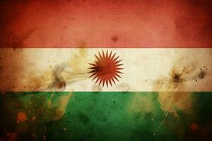vlag behang van Hongarije foto