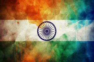 vlag behang van Indië foto
