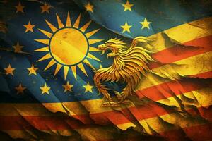 vlag behang van Maleisië foto