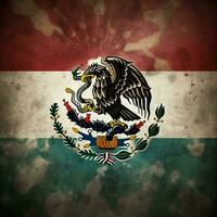 vlag behang van Mexico foto