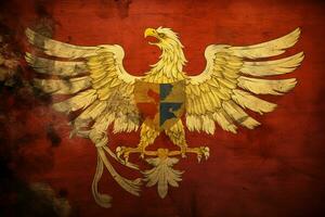 vlag behang van Montenegro foto