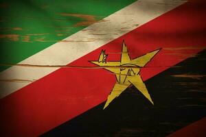 vlag behang van Mozambique foto