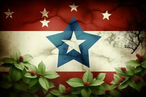 vlag behang van Panama foto
