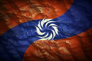 vlag behang van Samoa foto