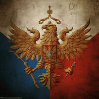 vlag behang van Rusland foto