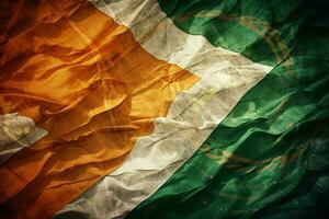 Iers vlag beeld hd foto