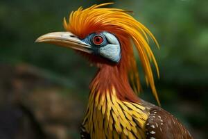 nationaal vogel van centraal Afrikaanse republiek foto