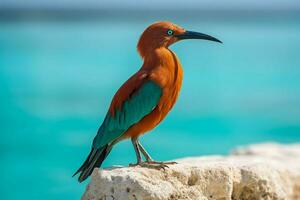 nationaal vogel van Maldiven foto