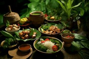 nationaal voedsel van Cambodja foto