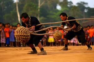 nationaal sport van Laos foto