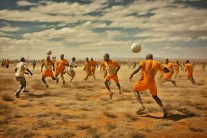 nationaal sport van oranje vrij staat foto