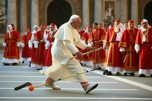 nationaal sport van pauselijke staten foto