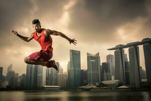 nationaal sport van Singapore foto