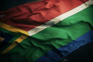 vlag van zuid-afrika foto