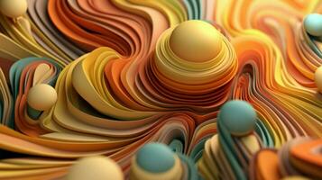 een achtergrond van 3d abstract ontwerp illustratie foto