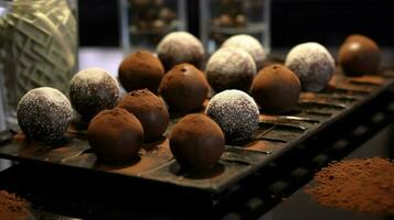 chocola truffels beeld hd foto