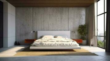 schoon blanco bed kamer foto