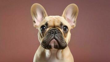 schattige franse bulldog foto