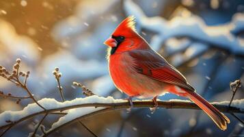 mooi vogel fotografie rood kardinaal foto