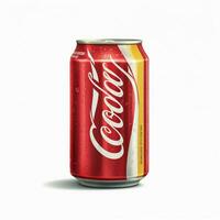 Coca Cola citra met wit achtergrond hoog kwaliteit foto