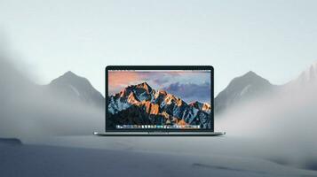 minimalistische MacBook behang hoog kwaliteit foto