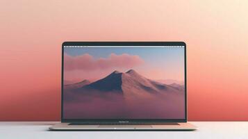 minimalistische MacBook behang hoog kwaliteit foto