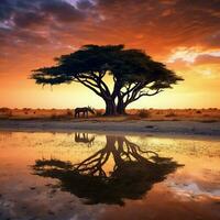 Afrika hoog kwaliteit 4k ultra hd hdr foto