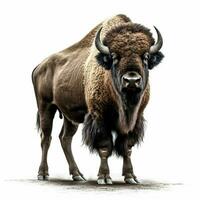 bizon met transparant achtergrond hoog kwaliteit ultra hd foto