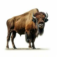 bizon met transparant achtergrond hoog kwaliteit ultra hd foto