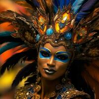 braziliaans carnaval hoog kwaliteit 4k ultra hd hdr foto
