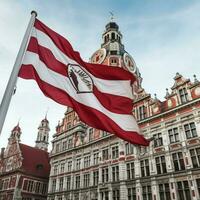 vlag van Hannover hoog kwaliteit 4k ultra foto