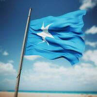 vlag van Somalië hoog kwaliteit 4k ultra foto