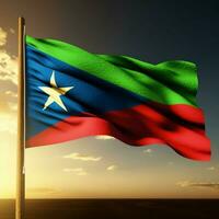 vlag van zuiden Soedan hoog kwaliteit 4k ul foto