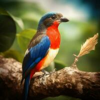 nationaal vogel van dominicaans republiek hoog kwaliteit foto