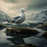 nationaal vogel van IJsland hoog kwaliteit 4k ultra h foto