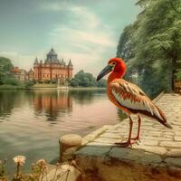 nationaal vogel van mecklenburg-schwerin hoog kwal foto