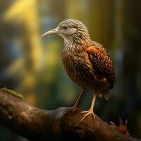 nationaal vogel van nieuw Zeeland hoog kwaliteit 4k ult foto