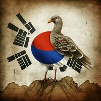 nationaal vogel van republiek van Korea zuiden Korea h foto