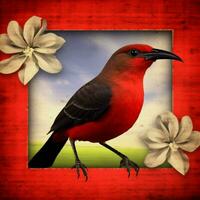 nationaal vogel van Tonga hoog kwaliteit 4k ultra hd foto
