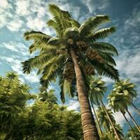 palm boom hoog kwaliteit 4k ultra hd hdr foto