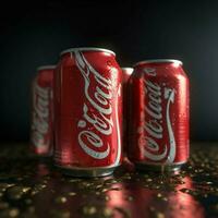 Product schoten van cafeïne vrij Coca Cola hoog qu foto