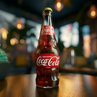 Product schoten van Coca Cola hoog kwaliteit 4k ultra foto