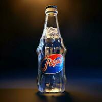 Product schoten van kristal pepsi hoog kwaliteit 4k u foto