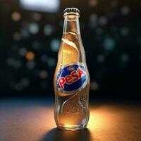 Product schoten van kristal pepsi hoog kwaliteit 4k u foto