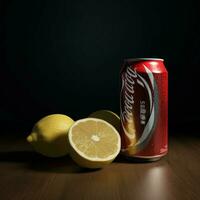 Product schoten van eetpatroon cokes plus hoog kwaliteit 4k foto
