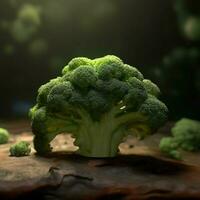 Product schoten van broccoli hoog kwaliteit 4k ultra foto