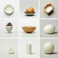 Product schoten van dichtbij - omhoog wit minimalistische terug foto