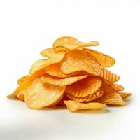 Product schoten van foto van chips met Nee pagina