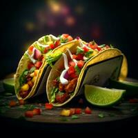 taco's hoog kwaliteit 4k ultra hd hdr foto
